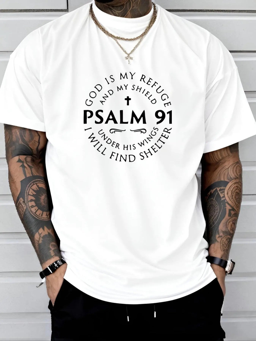 Men's Letter Print Round Neck Tee, Regular Fit Casual Short Sleeve Crew Neck T-Shirt for Daily Wear, Men's Top for All...
