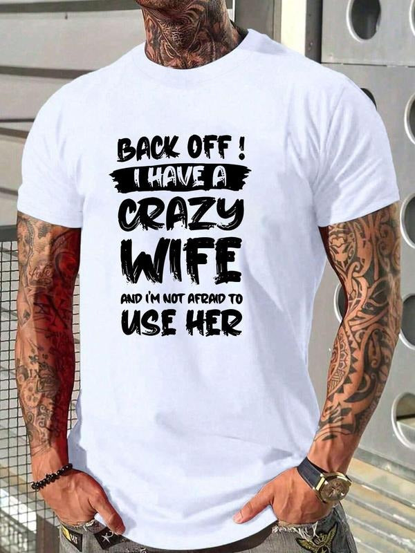 Men's Regular Fit Back To School Letter Print Round Neck Graphic Tee, Casual Short Sleeve Crew Neck T-shirt for Summer,...