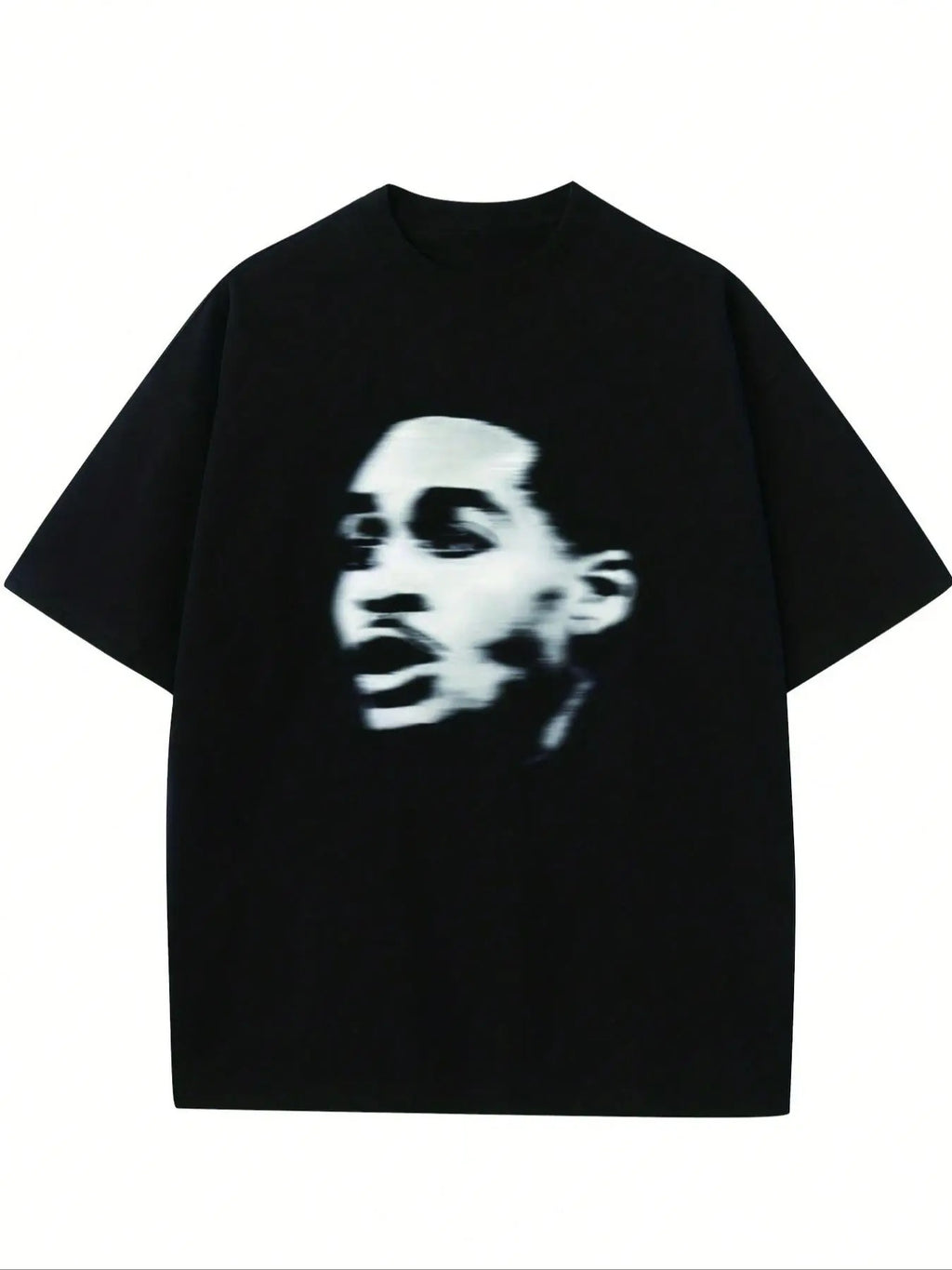 Men's Regular Fit Figure Print Drop Shoulder Tee, Casual Short Sleeve Round Neck T-Shirt for Summer, Streetwear Men's Top...