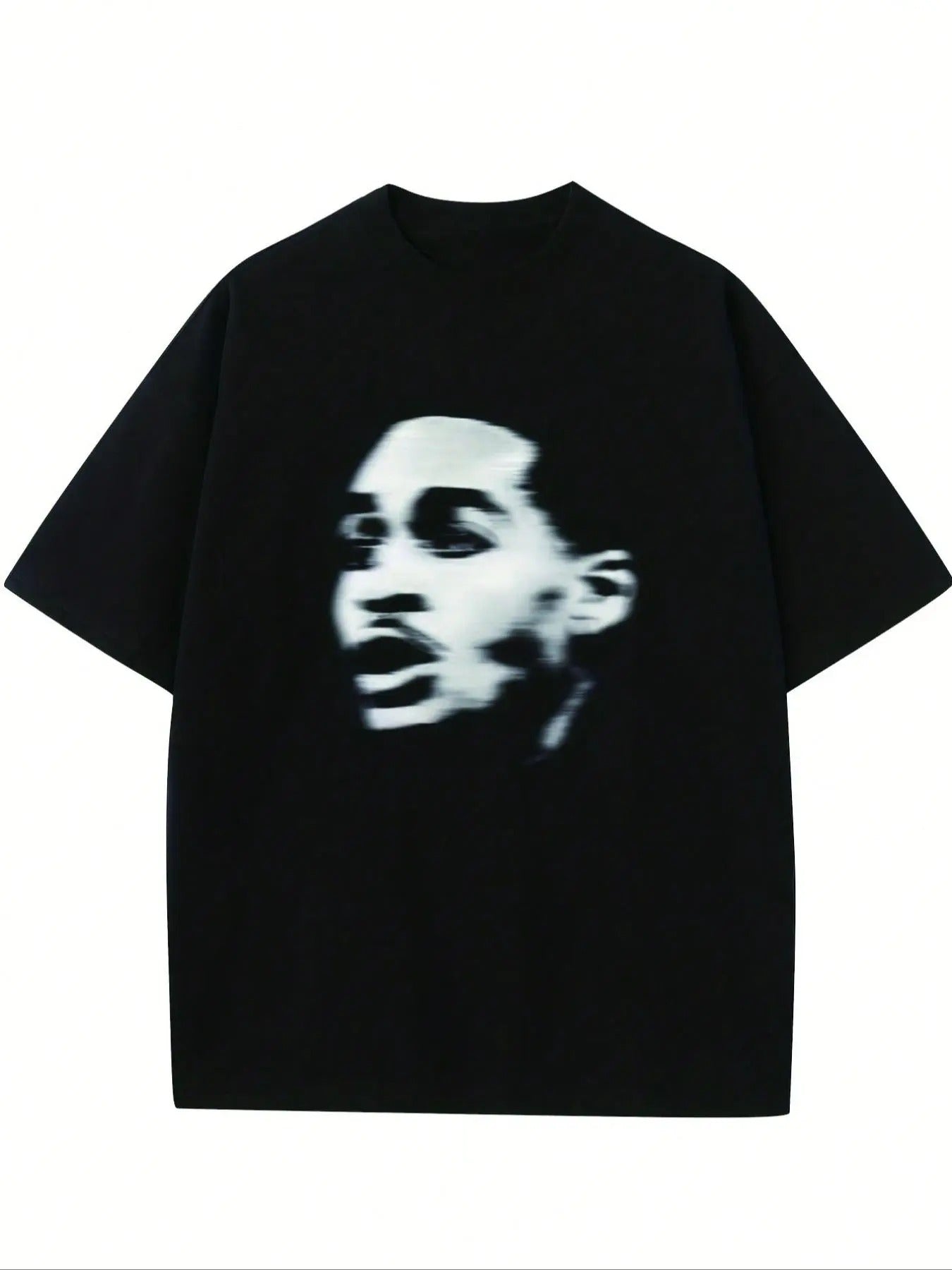Men's Regular Fit Figure Print Drop Shoulder Tee, Casual Short Sleeve Round Neck T-Shirt for Summer, Streetwear Men's Top...