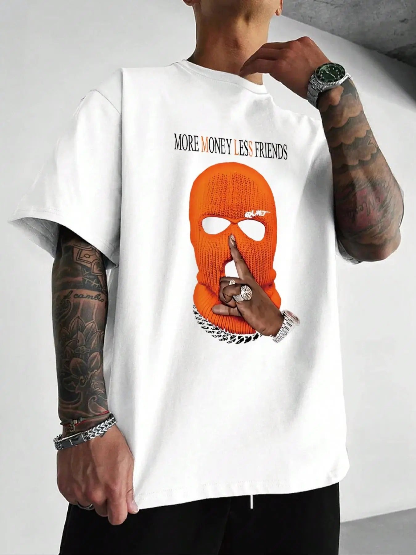 Men's Regular Fit Letter Graphic Print Round Neck Tee, Casual Short Sleeve T-shirt For Summer, Streetwear Men's Top For...