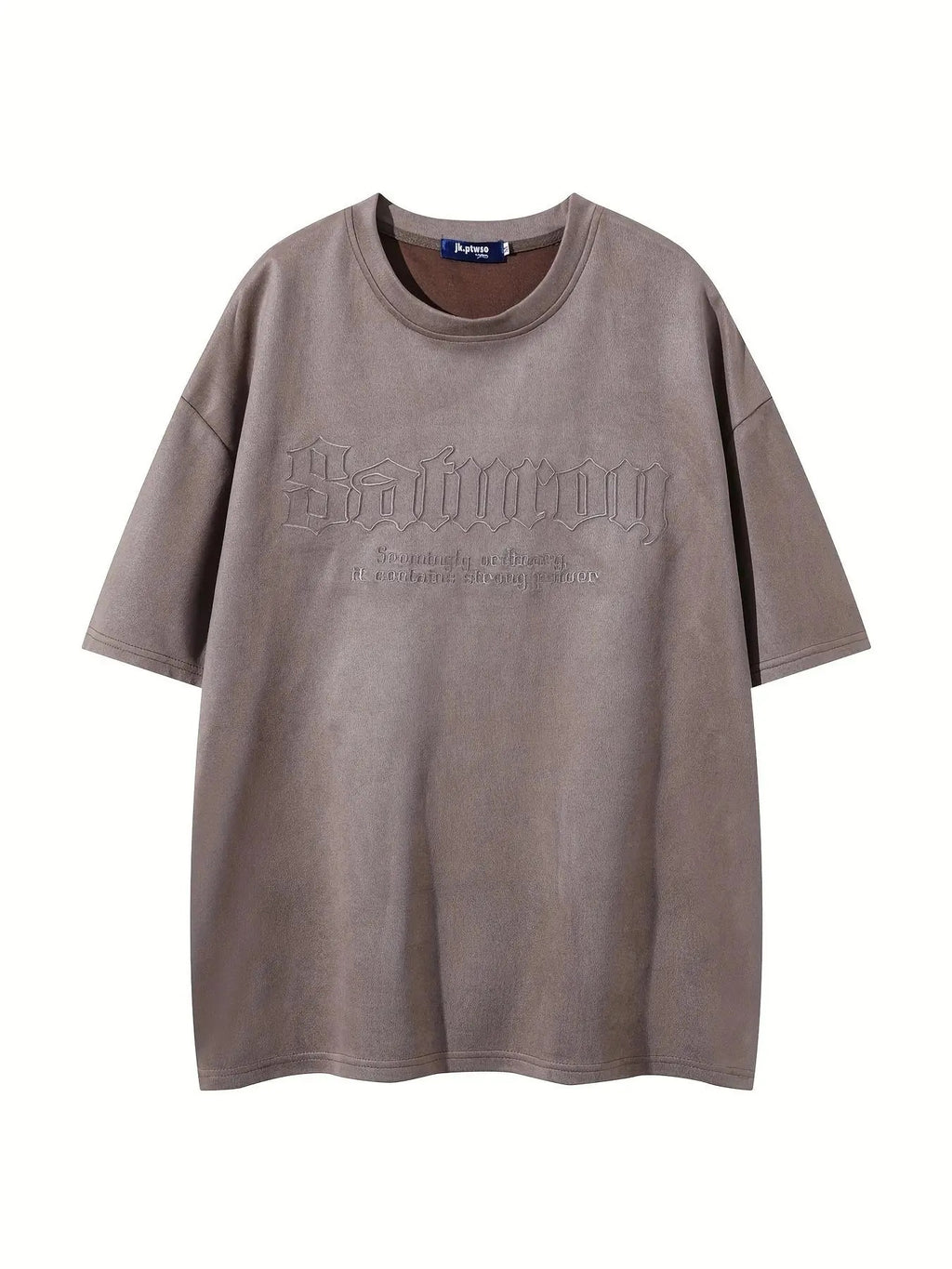 Men's Regular Fit Letter Print Drop Shoulder Tee, Casual Short Sleeve Round Neck T-Shirt for Summer, Fashion Men's Top...