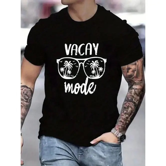 Men's Summer Sunglasses Print Fashion Casual Short Sleeve T-Shirt Made in USA Hoodie, Sweatshirt | UrbanDripWear.com