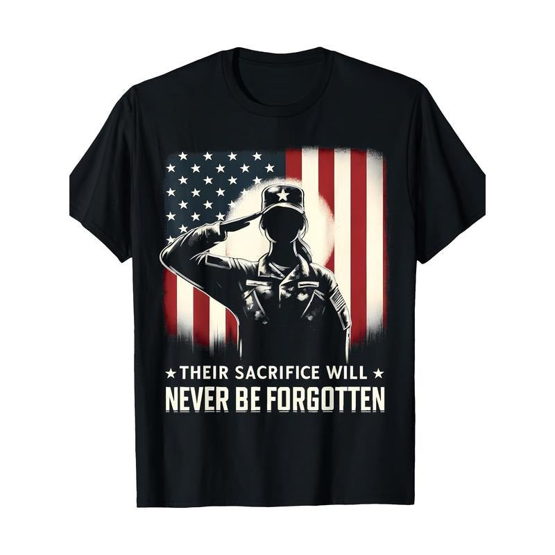 Men's Women'S Patriotic Salute T-Shirt