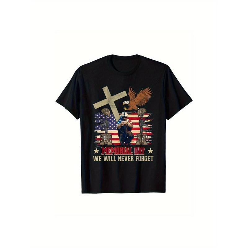 Men's Women's Memorial Day Patriotic T-Shirt