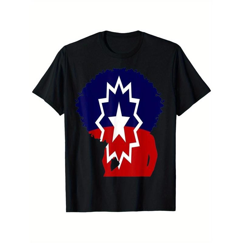 Men's Women's1865 Juneteenth Flag African American Pride Freedom T-Shirt 100% Cotton 180g Soft Breathable Fabric, Vibrant...