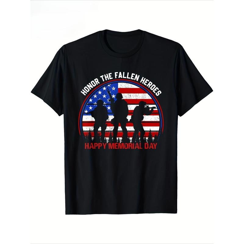 Men's Women'sHonor The Fallen Heroes Memorial Day T-Shirt