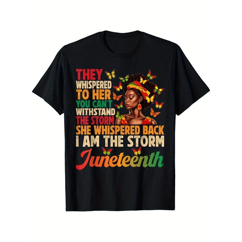 Men's Women'sJuneteenth "I Am The Storm" T-Shirt