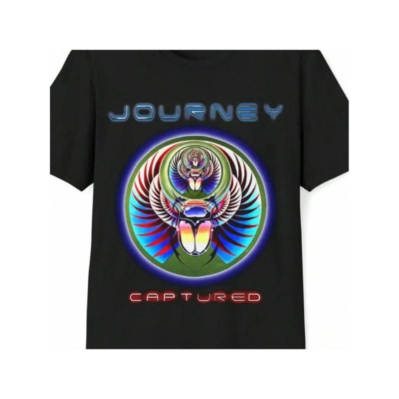 Men's and women's pure cotton T-shirts - Capture design, all-season comfort, vibrant pattern prints, casual cut, machine...