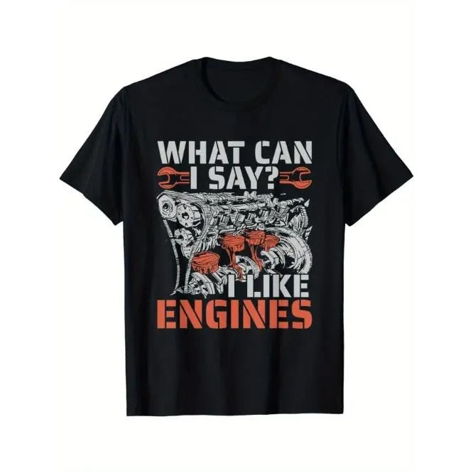 Men's mechanic T-shirt, car mechanic T-shirt, simple design, showing a sense of high-end Made in USA Hoodie, Sweatshirt