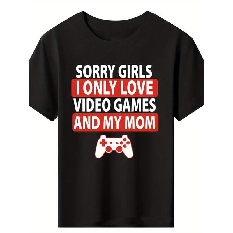 Men's video game graphic print casual crewneck short sleeve t-shirt made in usa Hoodie, Sweatshirt | UrbanDripWear.com