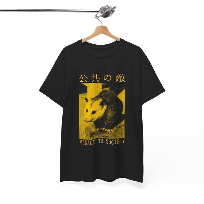 Menace to Society Japanese Opossum T-Shirt Hoodie, Sweatshirt | UrbanDripWear.com
