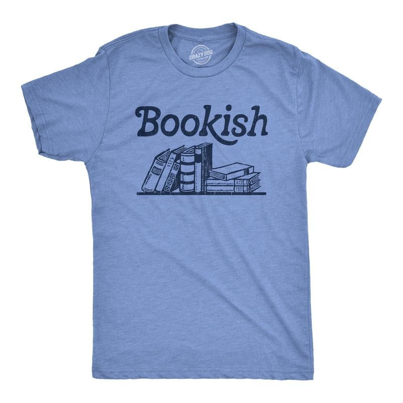 Mens Bookish T Shirt Funny Reading Lovers Book Worm T Shirt For Guys Hoodie, Sweatshirt | UrbanDripWear.com