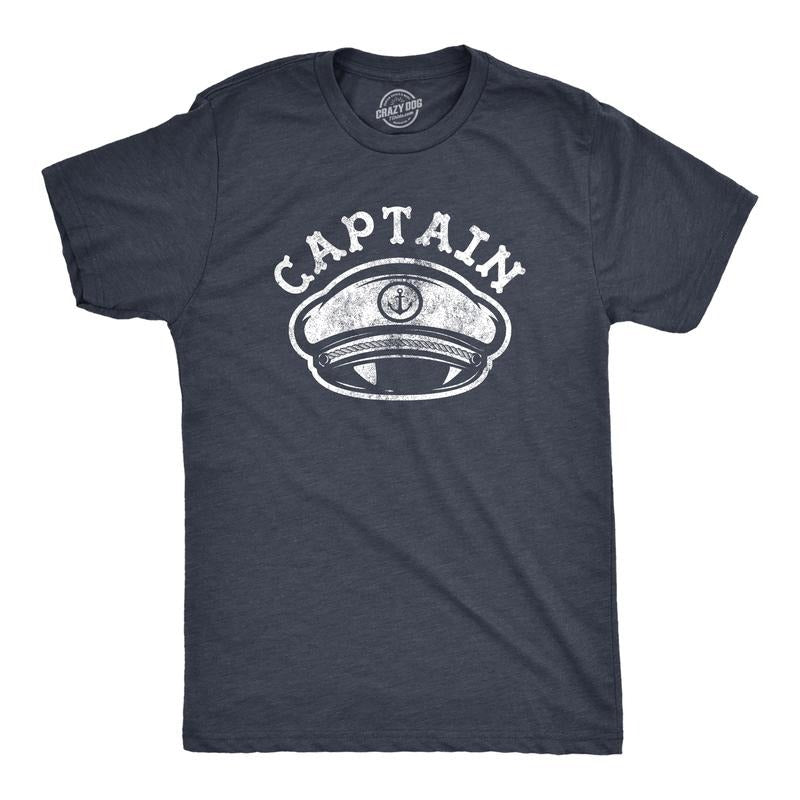 Mens Captain T Shirt Funny Boating Ocean First Mate Cruise Party Summer Vacation Tee Mens Funny T Shirts Cool Tees Soft...