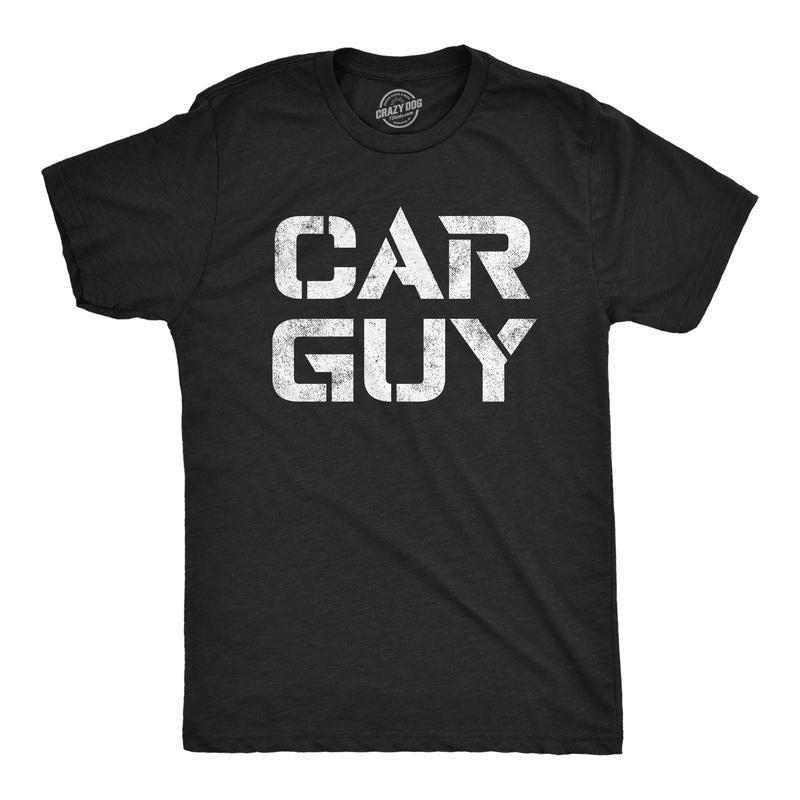 Mens Car Guy T Shirt Funny Mechanic Engine Gift for Dad Cool Graphic Tee For Guys Mens Funny T Shirts Cool Tees Soft...