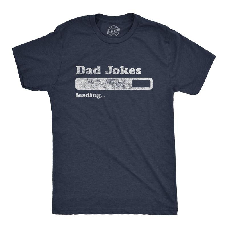 Mens Dad Jokes Loading T Shirt Funny Fathers Day Papa Novelty Graphic Tee Mens Funny T Shirts Cool Tees Soft Stylish...