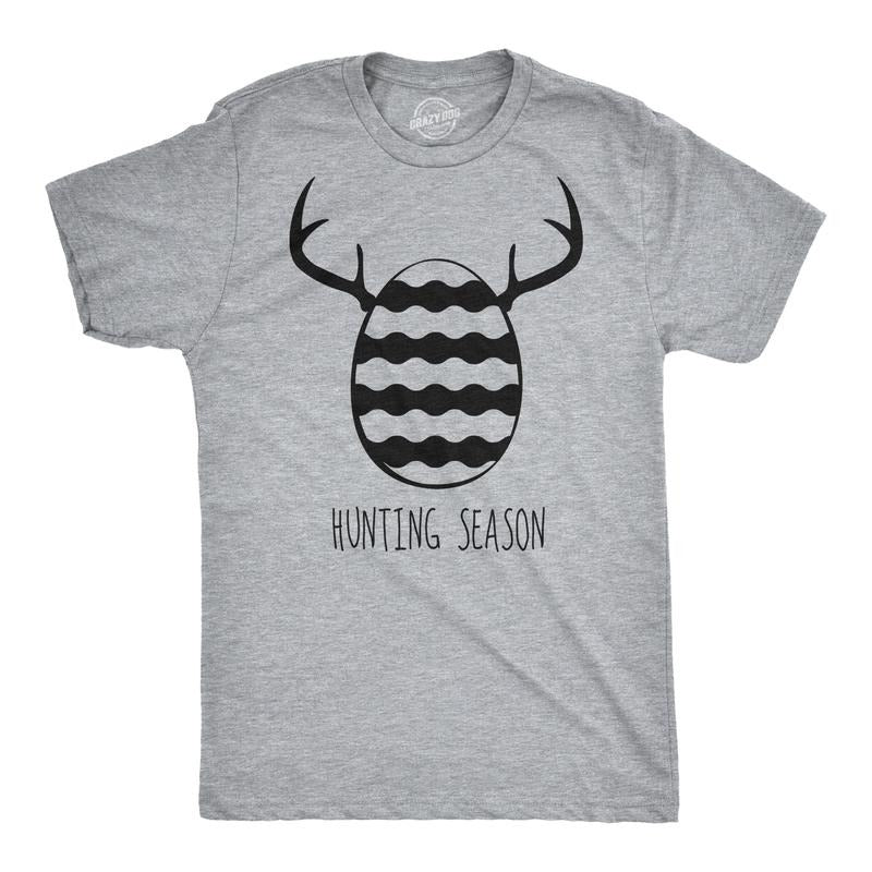 Mens Easter Egg Hunting Season Hunt Funny Deer Bunny Gift for Adult T Shirt Mens Funny T Shirts Cool Tees Soft Stylish...