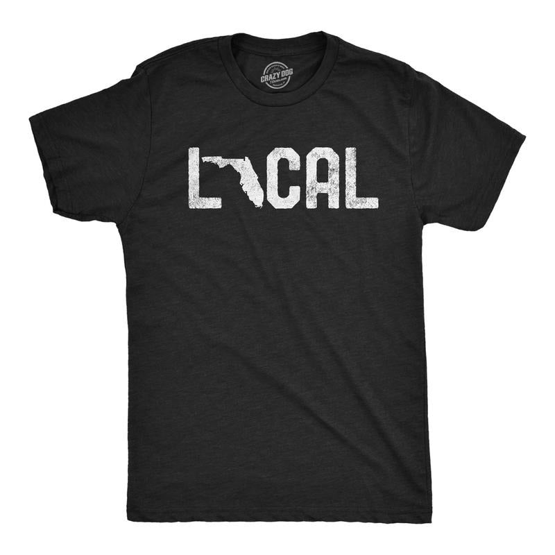 Mens Florida Local T Shirt Cool Graphic Design Cool Novelty Tee For Guys Hoodie, Sweatshirt | UrbanDripWear.com