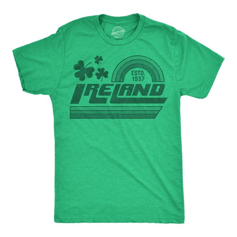 Mens Funny T Shirts Ireland Sarcastic St Patricks Day Graphic Novelty Tee For Men Mens Funny T Shirts Cool Tees Soft...