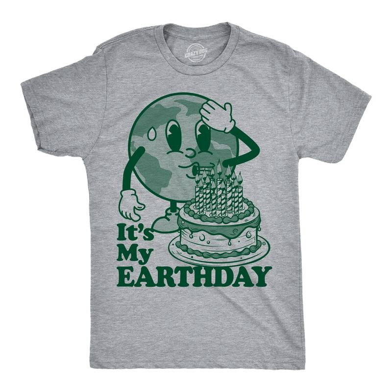 Mens Funny T Shirts Its My Earth Day Sarcastic Graphic Tee for Men Mens Funny T Shirts Cool Tees Soft Stylish Casual...
