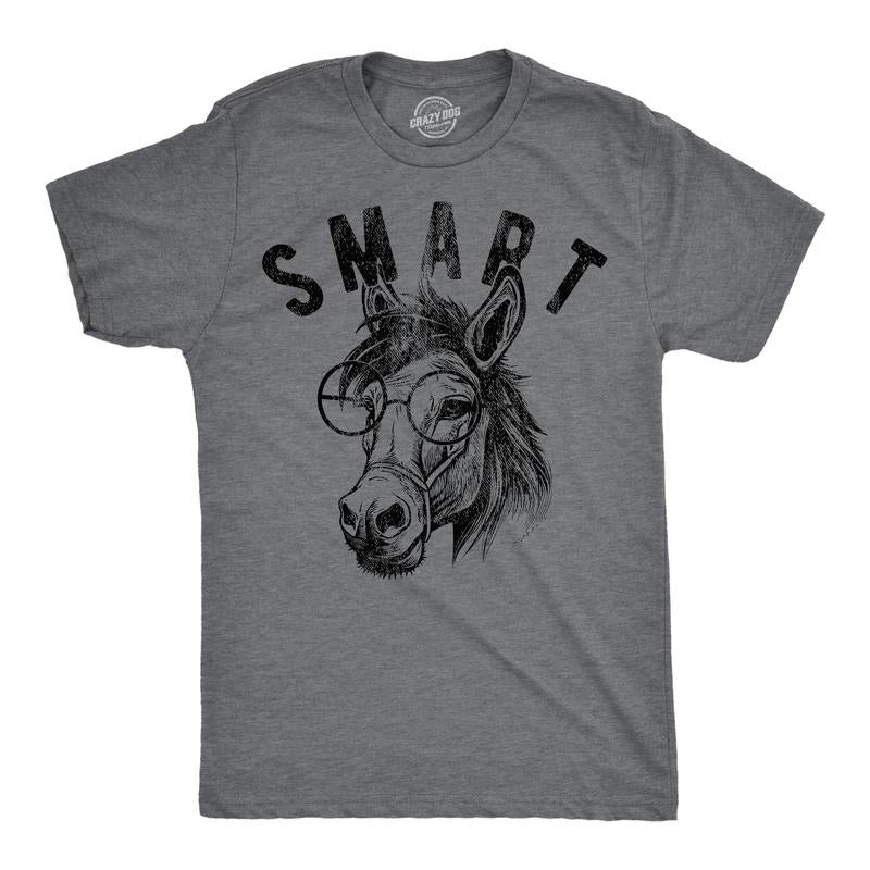 Mens Funny T Shirts Smart Ass Sarcastic Donkey Graphic Tee For Men Hoodie, Sweatshirt | UrbanDripWear.com