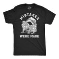 Mens Mistakes Were Made T Shirt Funny Sarcastic In The Dog House Joke Tee For Guys Mens Funny T Shirts Cool Slimming Tees with Plus Sizes Funny Animal T Shirt Novelty Tees for Men Black -
