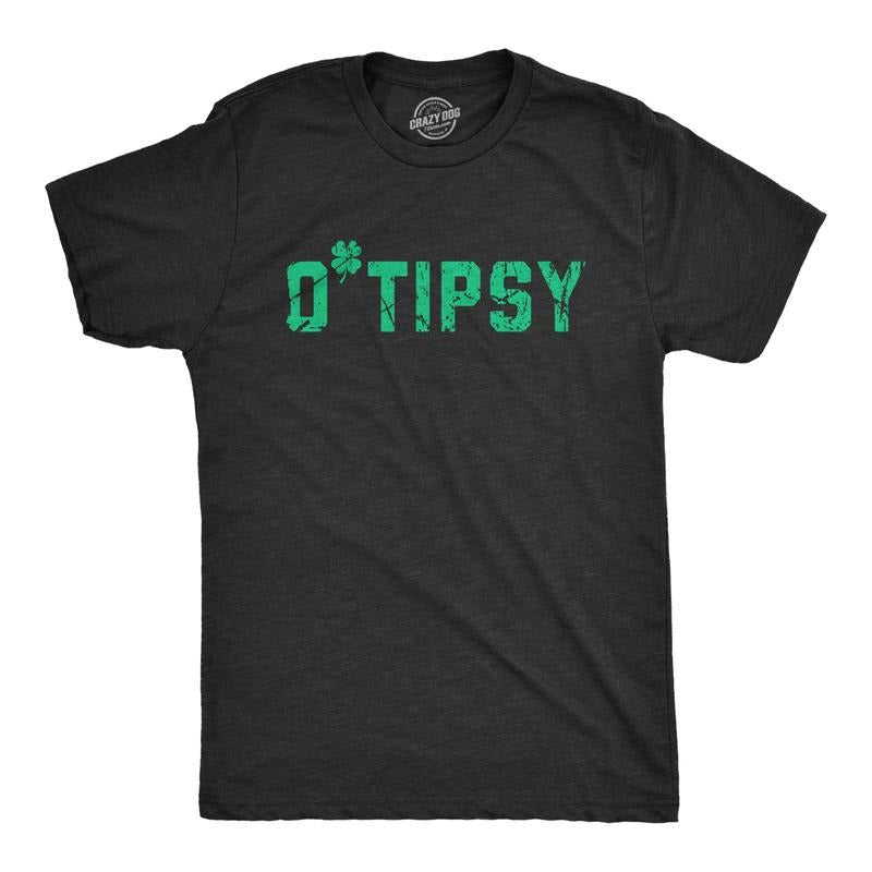 Mens OTipsy Funny St Patricks Day Drinking T Shirt for Guys Mens Funny T Shirts Cool Tees Soft Stylish Casual Menswear...