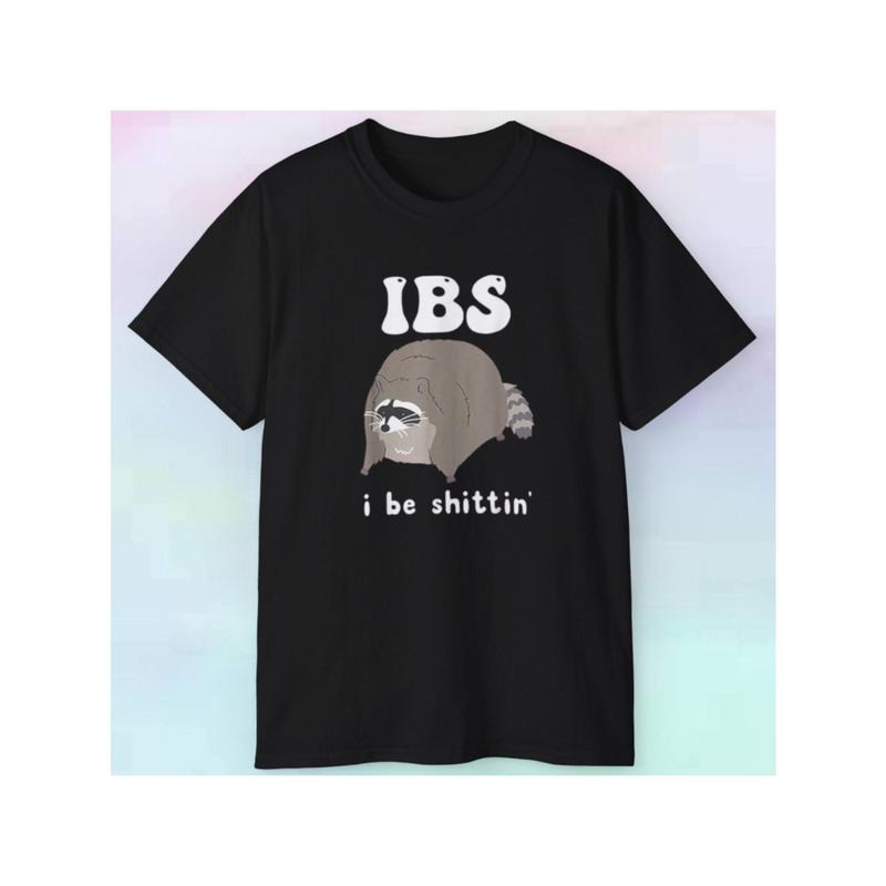 Mens Raccoon IBS I Be Hittin Shirt Funny Humor Animal Type S-3XL Made in USA Hoodie, Sweatshirt | UrbanDripWear.com