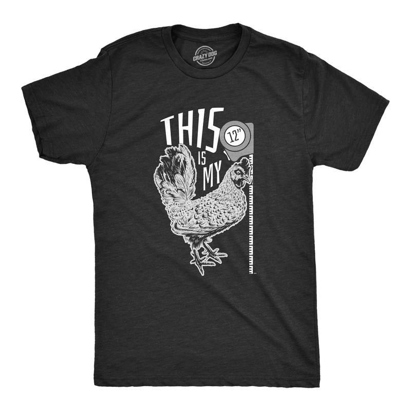 Mens This Is My 12 Inch Cock T Shirt Funny Offensive Pun Hilarious Graphic Novelty Tee Hoodie, Sweatshirt | UrbanDripWear.com
