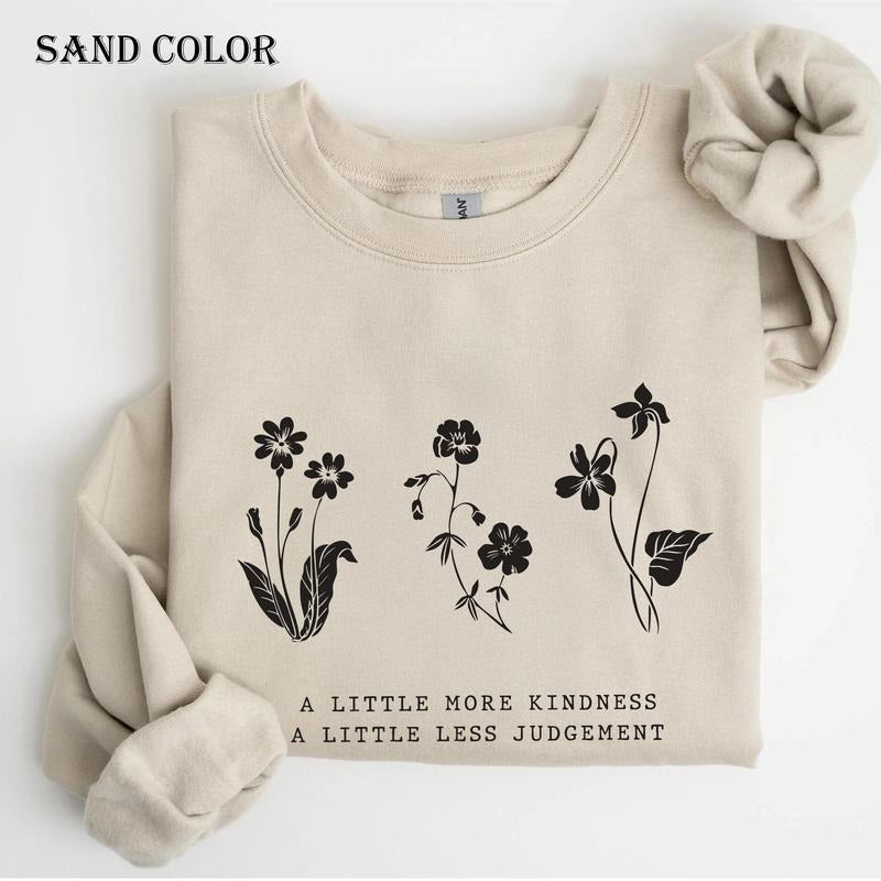 Mental Health Awareness Shirt, Floral Kindness Sweatshirt, Equality Peace Love Shirt, Choose Kindness Shirt, SPED...