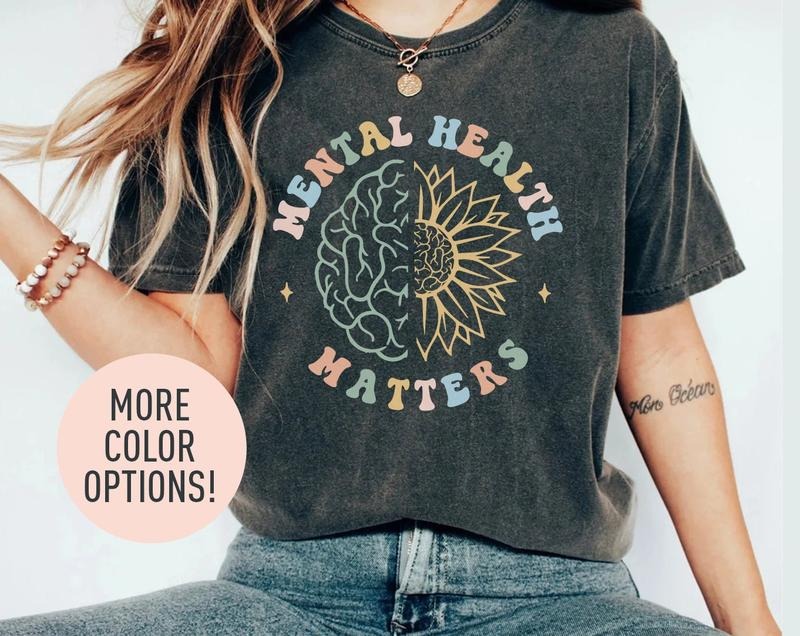 Mental Health Matters Shirt for Women, Mental Health Awareness TShirt for Mental Health TShirt for Her, Mental Health...