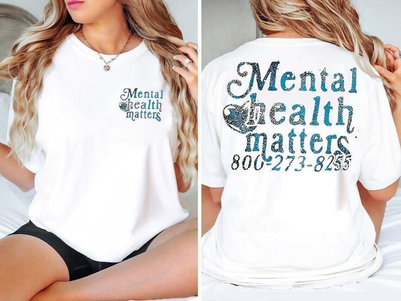 Mental Health Shirt Gift For Mental Health Awareness Therapy Cotton Womenswear Hoodie, Sweatshirt | UrbanDripWear.com