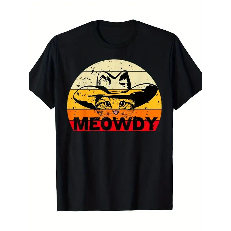 Meowdy T-shirt -100% cotton Made in USA Hoodie, Sweatshirt | UrbanDripWear.com