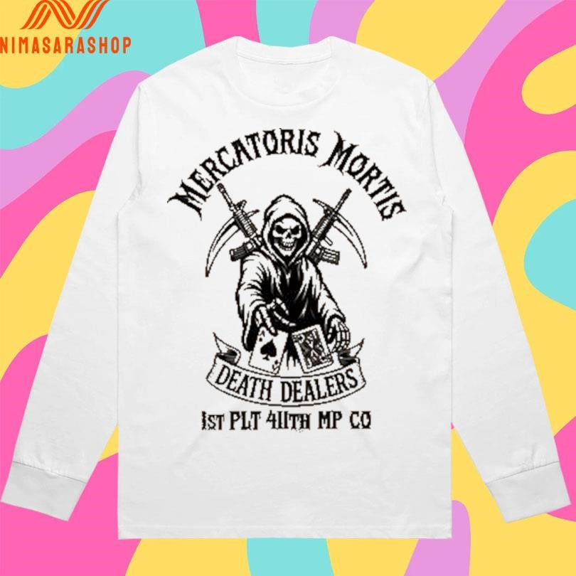 Mercatoris Mortis Death Dealers 1st Plt 411th Mp Co Shirts