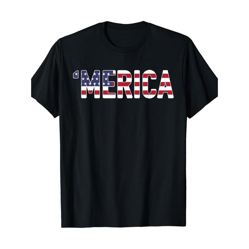 'Merica - Patriotic Flag USA United States America Novelty T-Shirt Made in USA Hoodie, Sweatshirt | UrbanDripWear.com