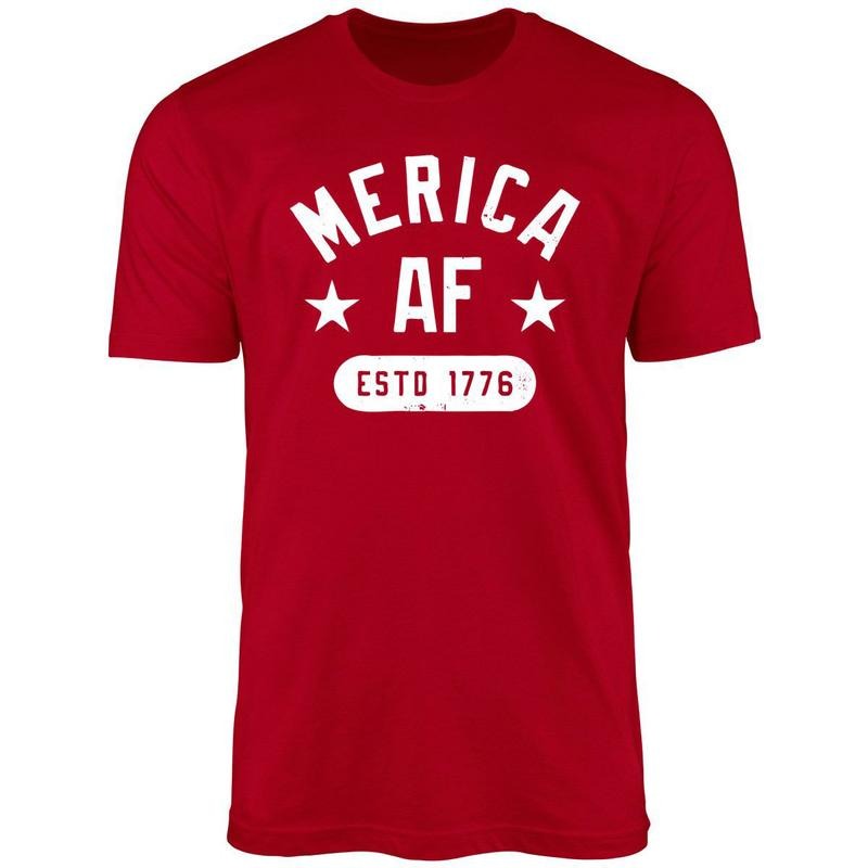 Merica AF Uniex Shirt Hoodie, Sweatshirt | UrbanDripWear.com