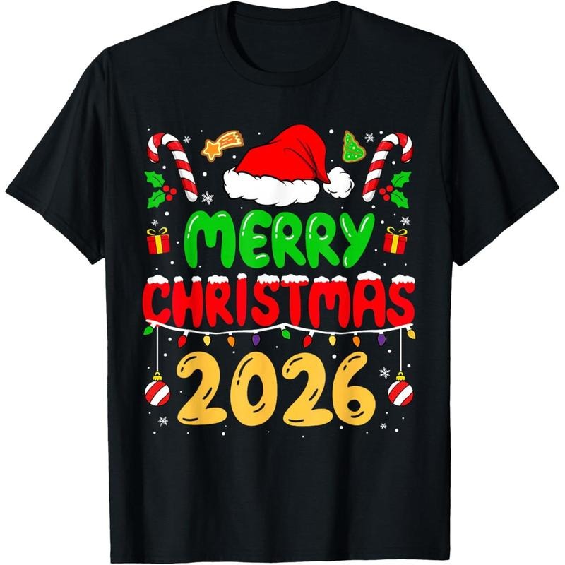 Merry Christmas 2026 Family Matching Costume Xmas 2026 T-Shirt Hoodie, Sweatshirt | UrbanDripWear.com