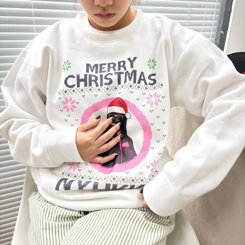 Merry Christmas Nyukka Shirt, Funny Nyukka Sweatshirt, Nucca Meme Tee, Ugly Christmas Shirt Hoodie | UrbanDripWear.com