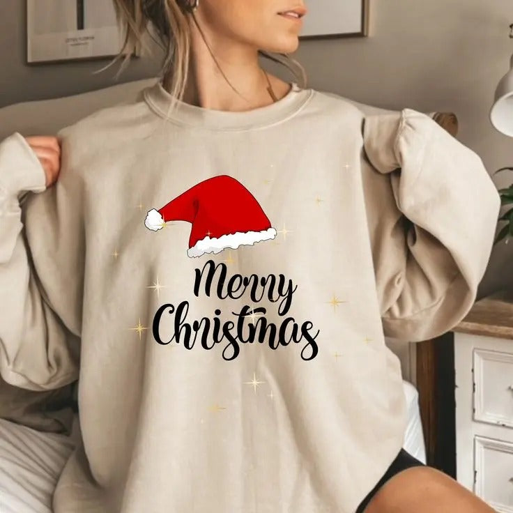 Merry Christmas Sweatshirt, Holiday Christmas , Christmas Sweater T-Shirts, Hoodie | UrbanDripWear.com