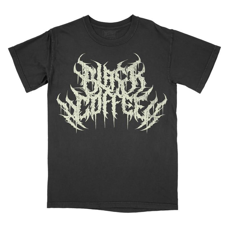 Metal Black Coffee Graphic Tee Comfort Colors Unisex T-shirt Gothic Alternative Fashion Hoodie, Sweatshirt