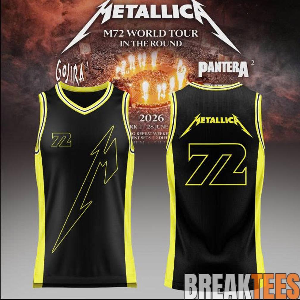Metallica – M72 World Tour 2026 Basketball Jersey
