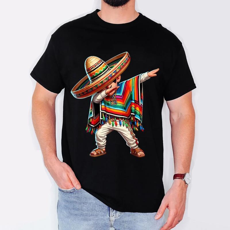 Mexican Boy Dabbing Poncho Cinco de Mayo T-Shirt, Mexican Shirt, For Men, For Women Hoodie, Sweatshirt | UrbanDripWear.com