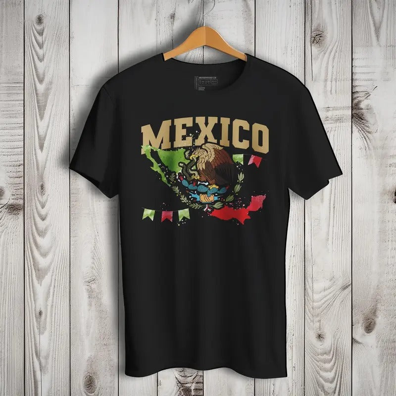 Mexican Flag Celebration Short Sleeve T-Shirt- Playera De Mexico Hoodie, Sweatshirt | UrbanDripWear.com