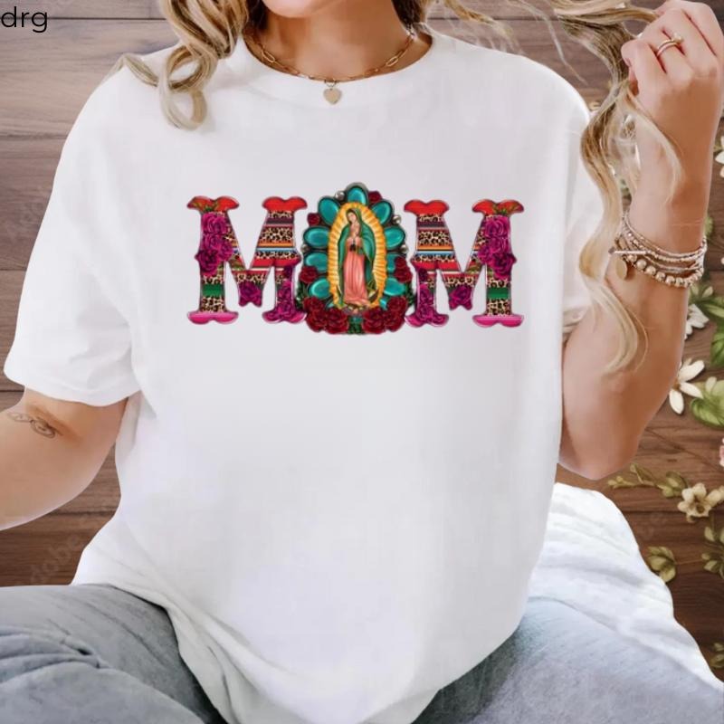 Mexican Mom, Latin Culture Mom Catholic Mama T-Shirt, Mother Meaning T-Shirt, Mother's Day Gift, Mama Cotton Tee Hoodie,...