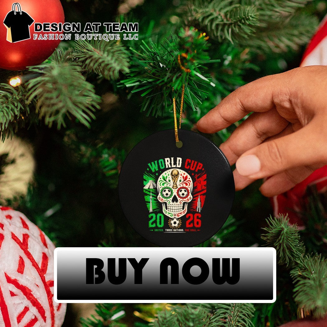 Mexico Canada Usa World Cup 2026 United Three Nations One Goal Skull Soccer shirt