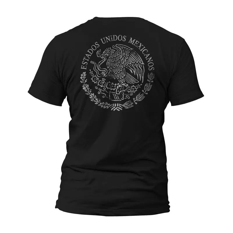 Mexico Coat of Arms T-Shirt - Playera Con Escudo Nacional De Mexico Casual Classic Hoodie, Sweatshirt | UrbanDripWear.com