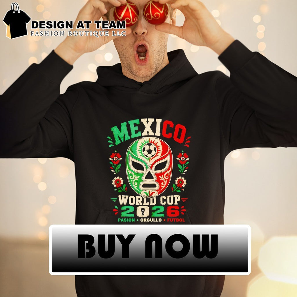 Mexico Lucha Libre Wrestling Mask Soccer World Cup 2026 Pasion Orgullo Futbol shirt
