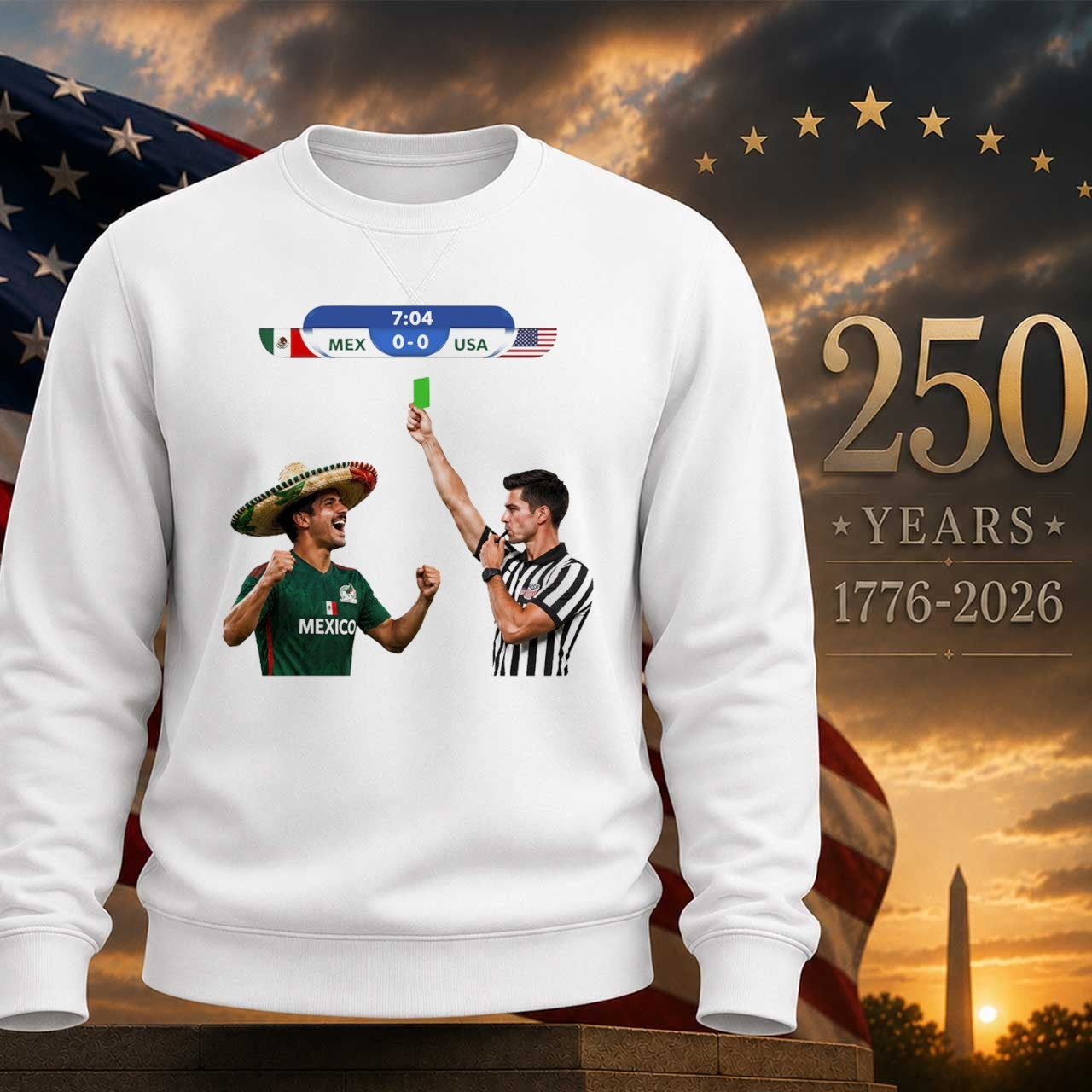 Mexico Vs USA Soccer Rivalry Fan Meme Shirt