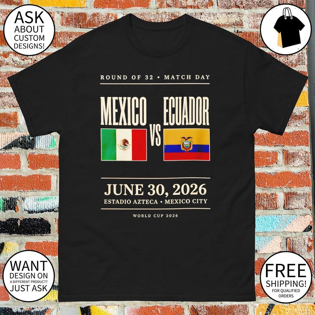 Mexico vs Ecuador World Cup 2026 Match Day shirt