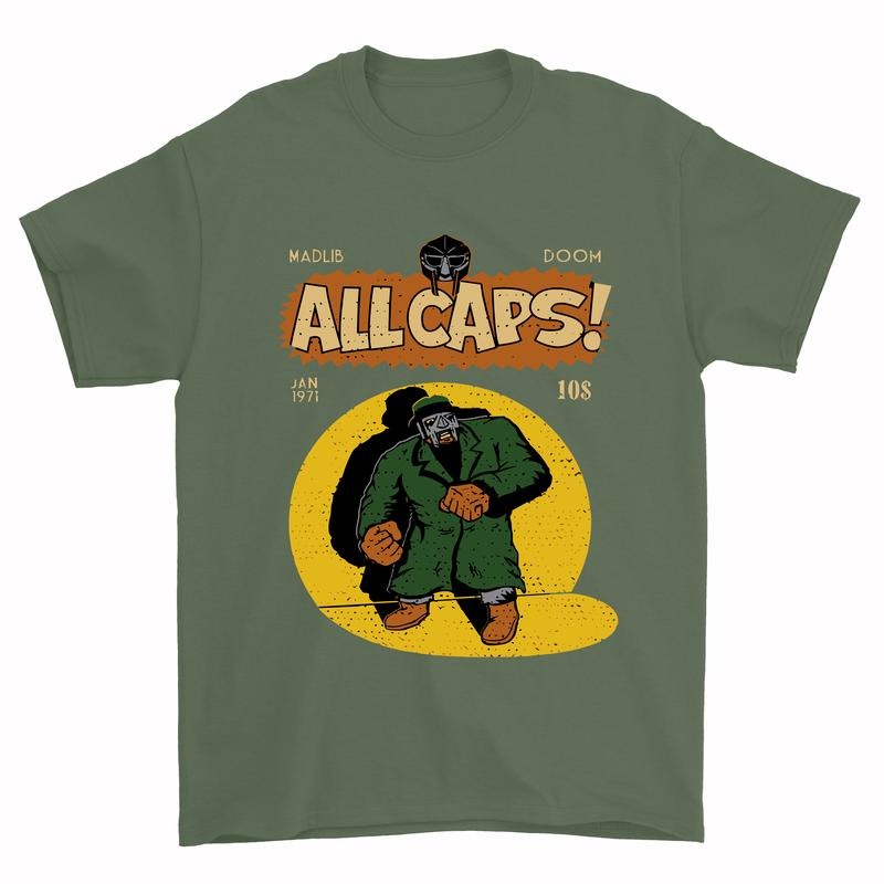 Mf Doom Shirt, hip hop shirt, Madlib Doom All Caps Shirt Hoodie, Sweatshirt | UrbanDripWear.com